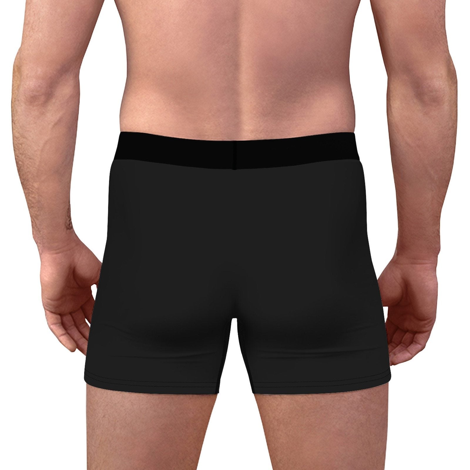 SALE - XMAS GIFT - Mens Christmas Boxer Shorts Printed Holiday Season Tuxedo with Tie Front
