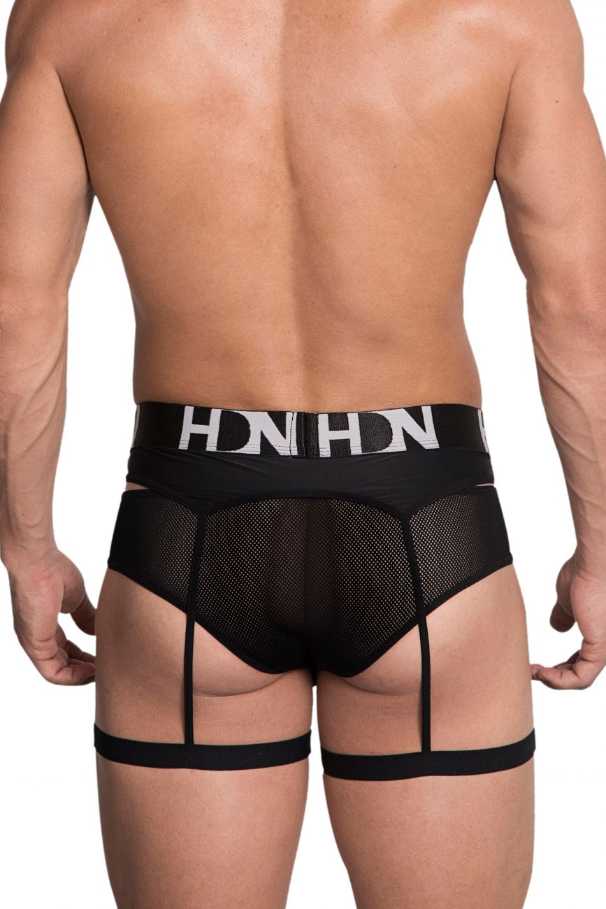 Hidden 953 Garterbelt Briefs Black