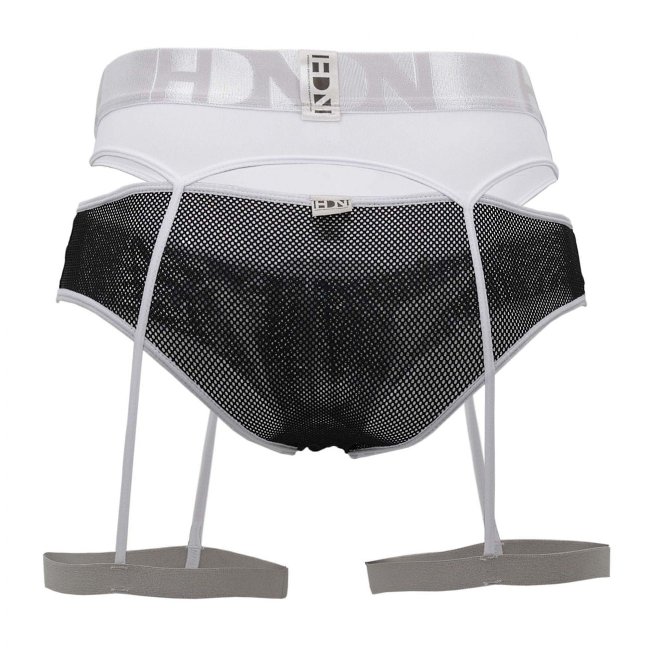 Hidden 953 Garterbelt Briefs White