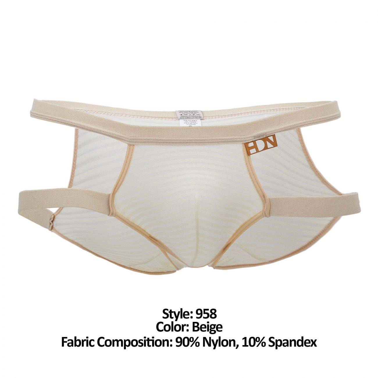 Hidden 958 Open Side Briefs Beige