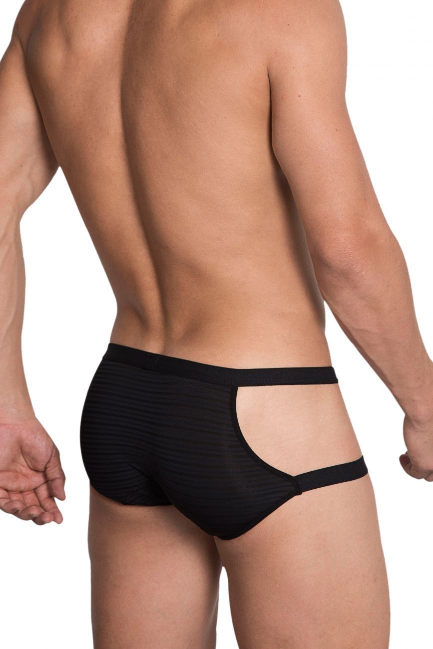 Hidden 958 Open Side Briefs Black