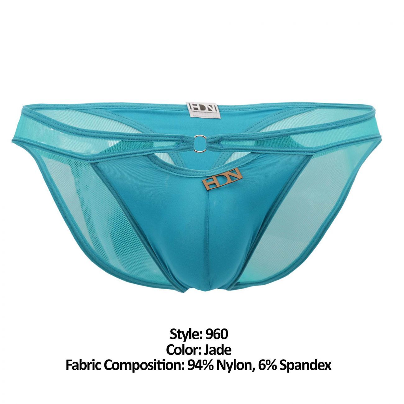Hidden 960 Mesh Bikini-Thong Jade