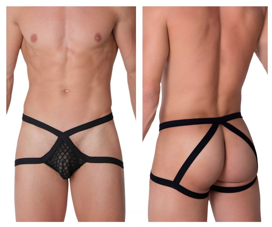 Hidden 963 Mesh Jockstrap Black