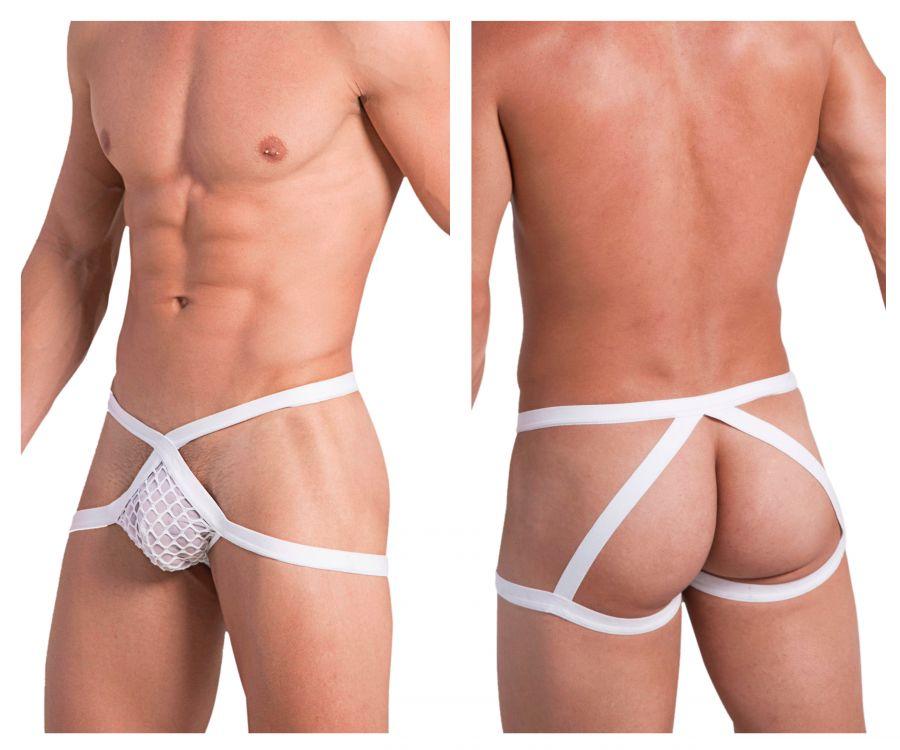 Hidden 963 Mesh Jockstrap White