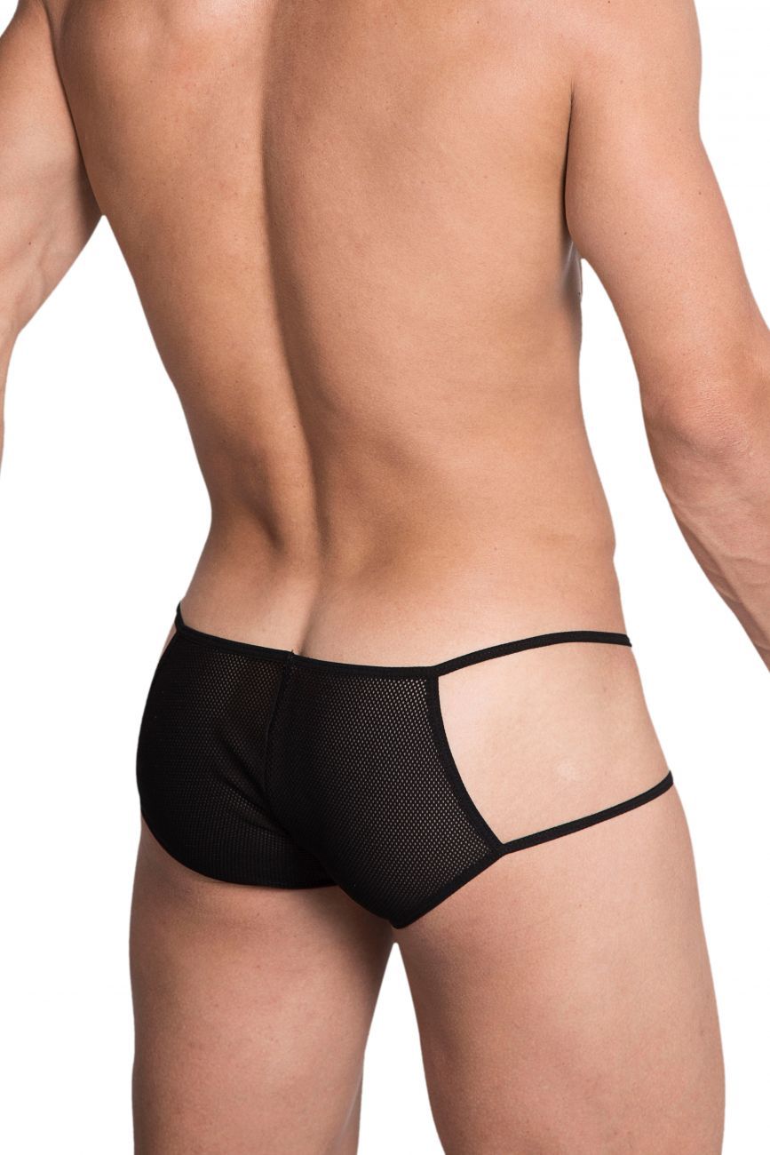 Hidden 965 Open Side Briefs Black