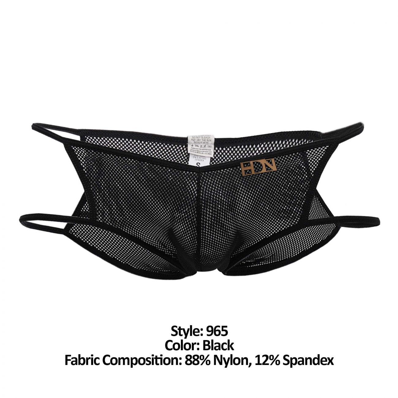 Hidden 965 Open Side Briefs Black