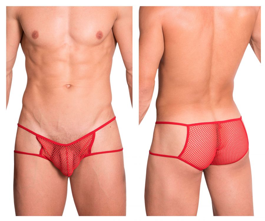 Hidden 965 Open Side Briefs Red