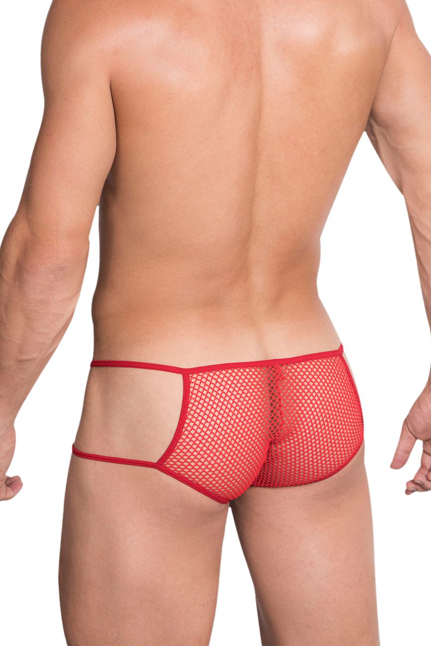 Hidden 965 Open Side Briefs Red