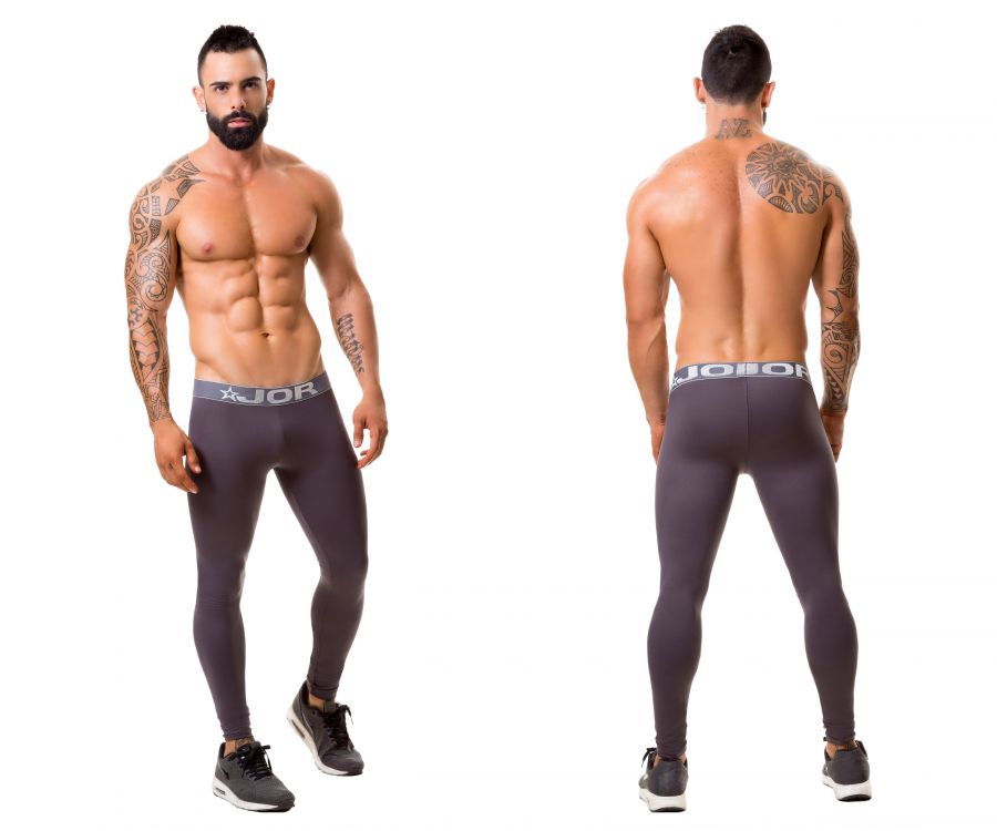 JOR 0375 Fitness Athletic Pants Gray