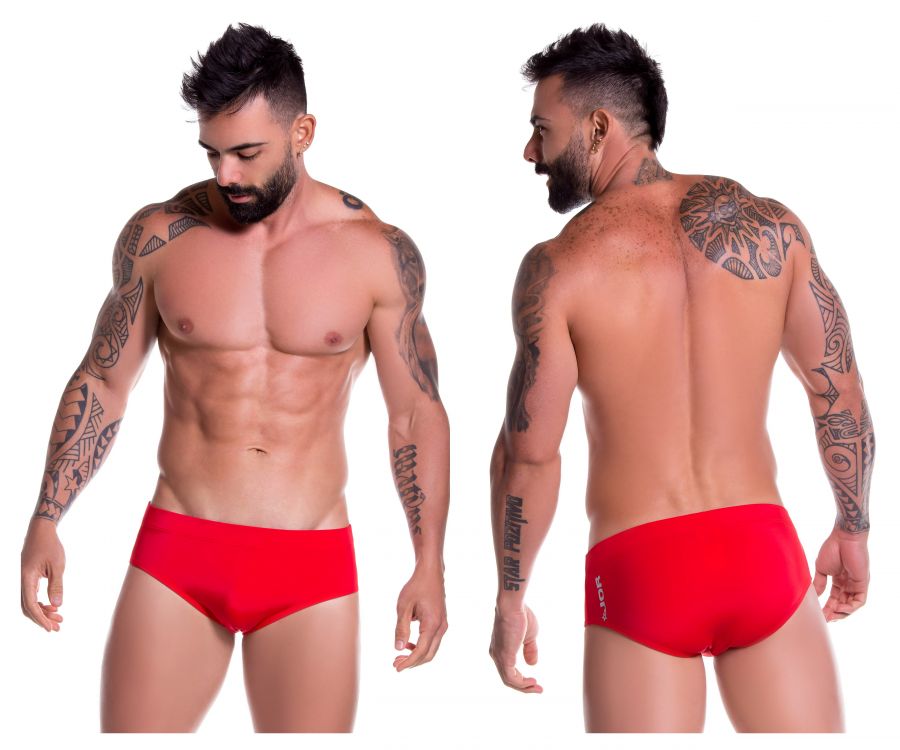 JOR 0762 Sunga Swim Briefs Red