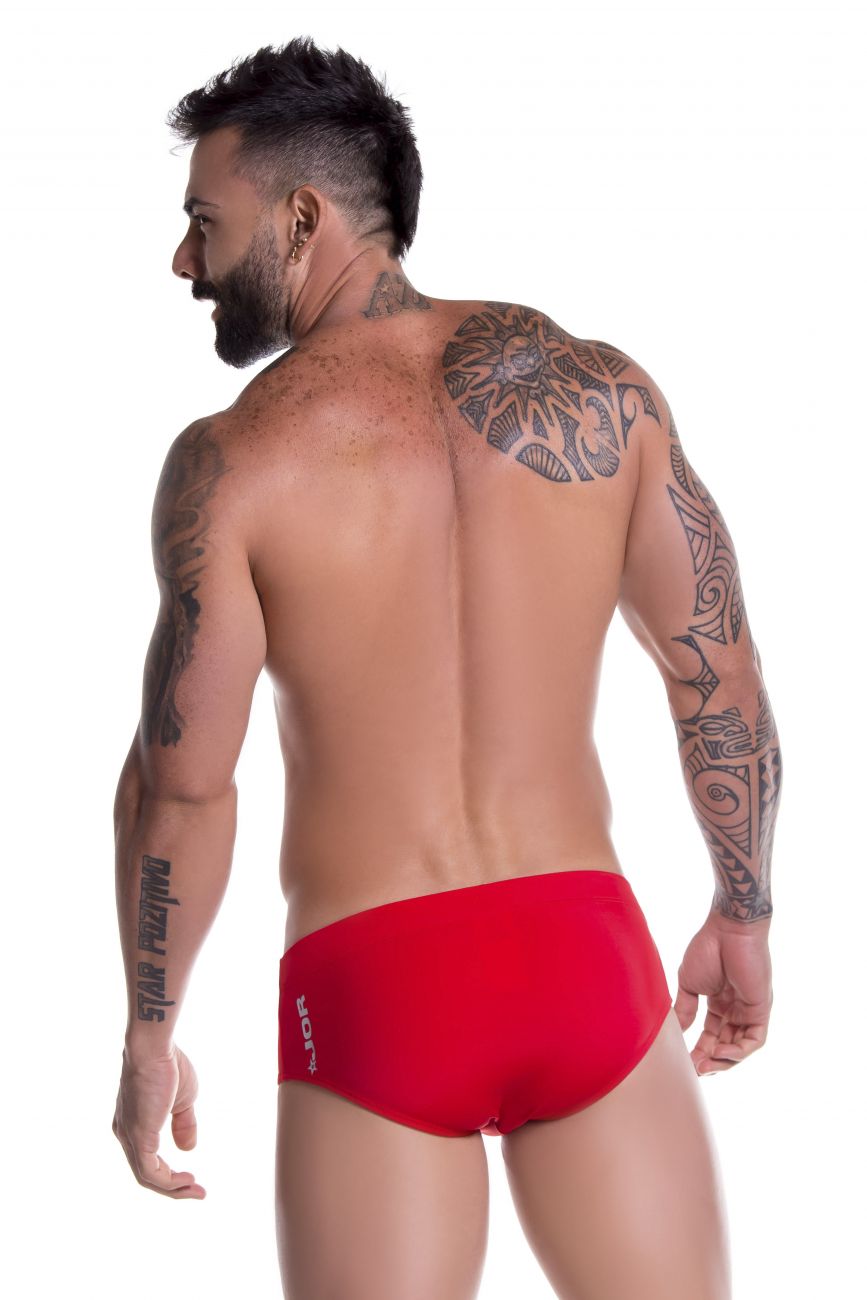 JOR 0762 Sunga Swim Briefs Red