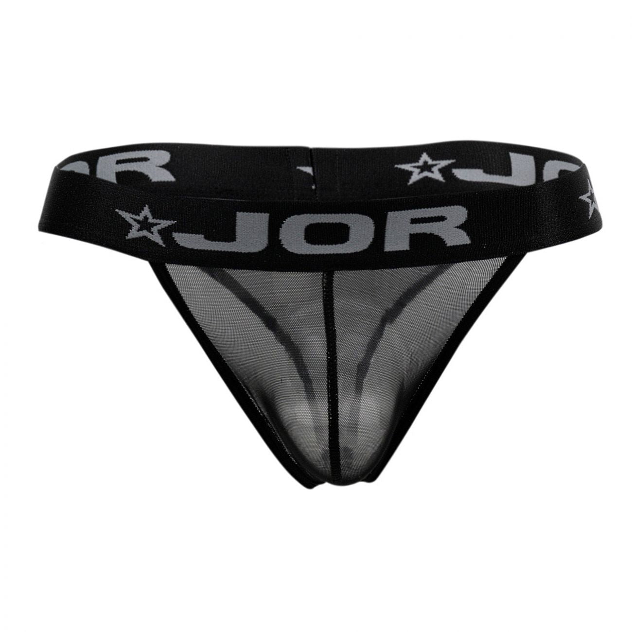 JOR 0884 Mesh Thongs Black