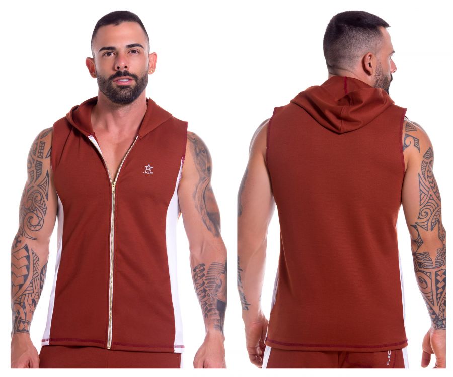 JOR 0919 Milan Hoodie Terracotta