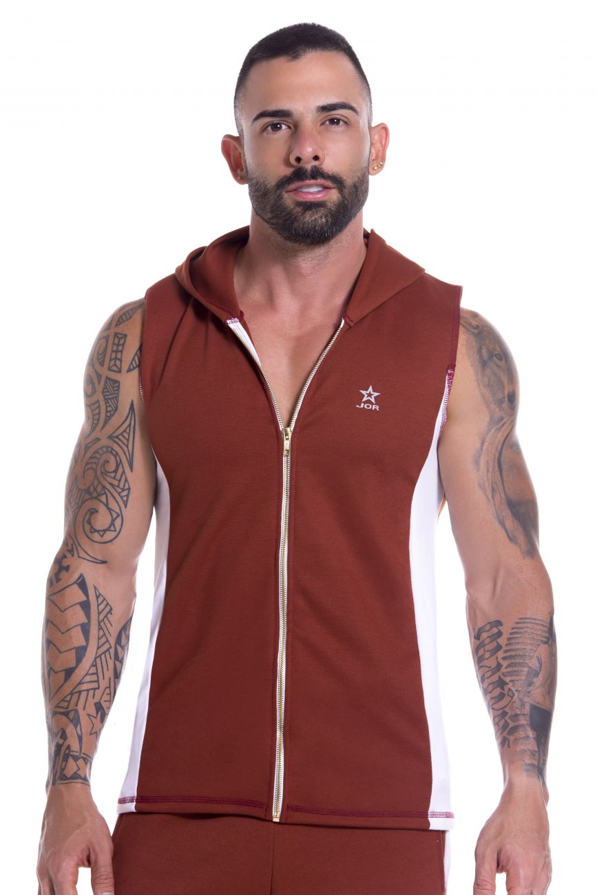 JOR 0919 Milan Hoodie Terracotta