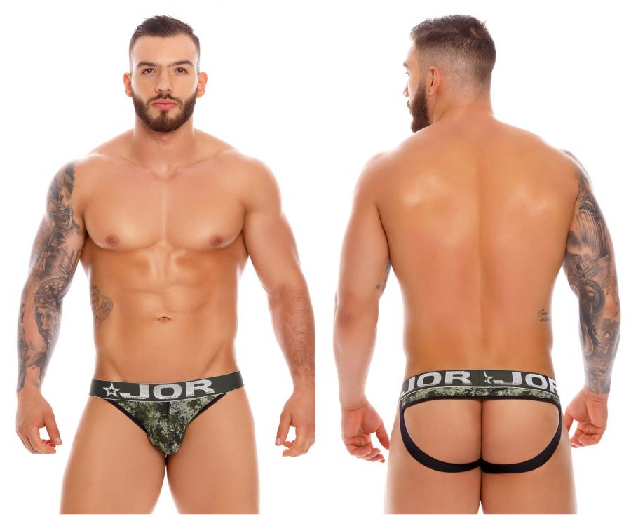 JOR 1220 Army Jockstrap Green