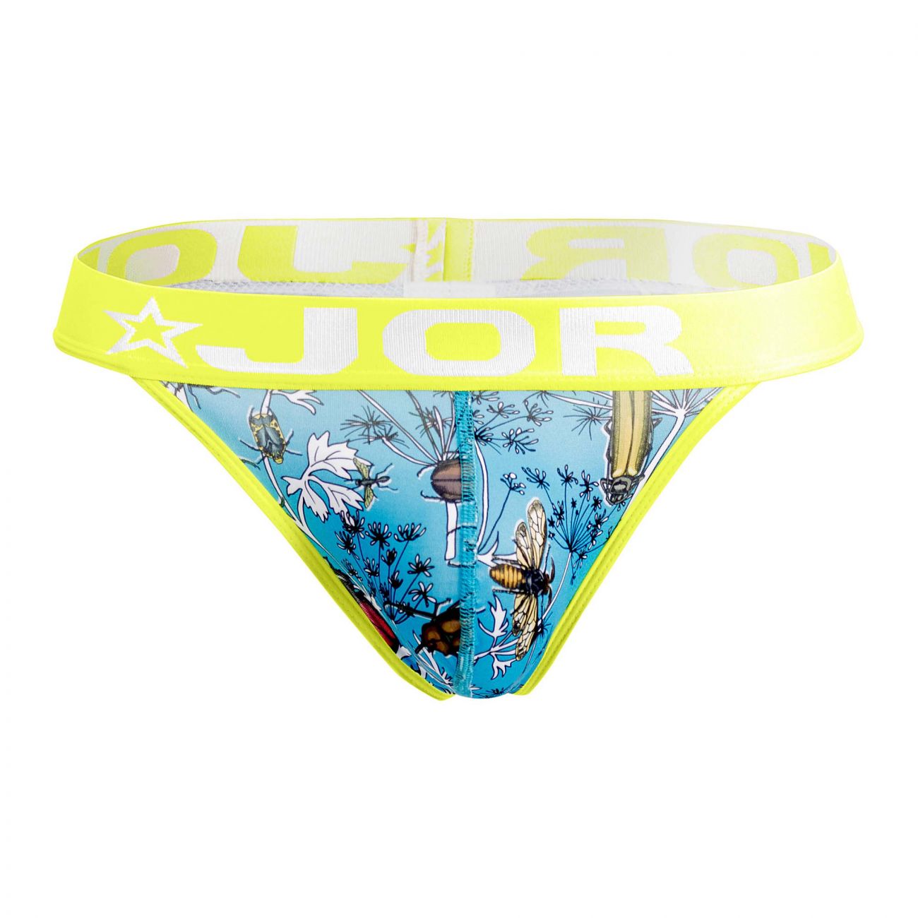 JOR 1238 Bugs Thongs Blue and Yellow