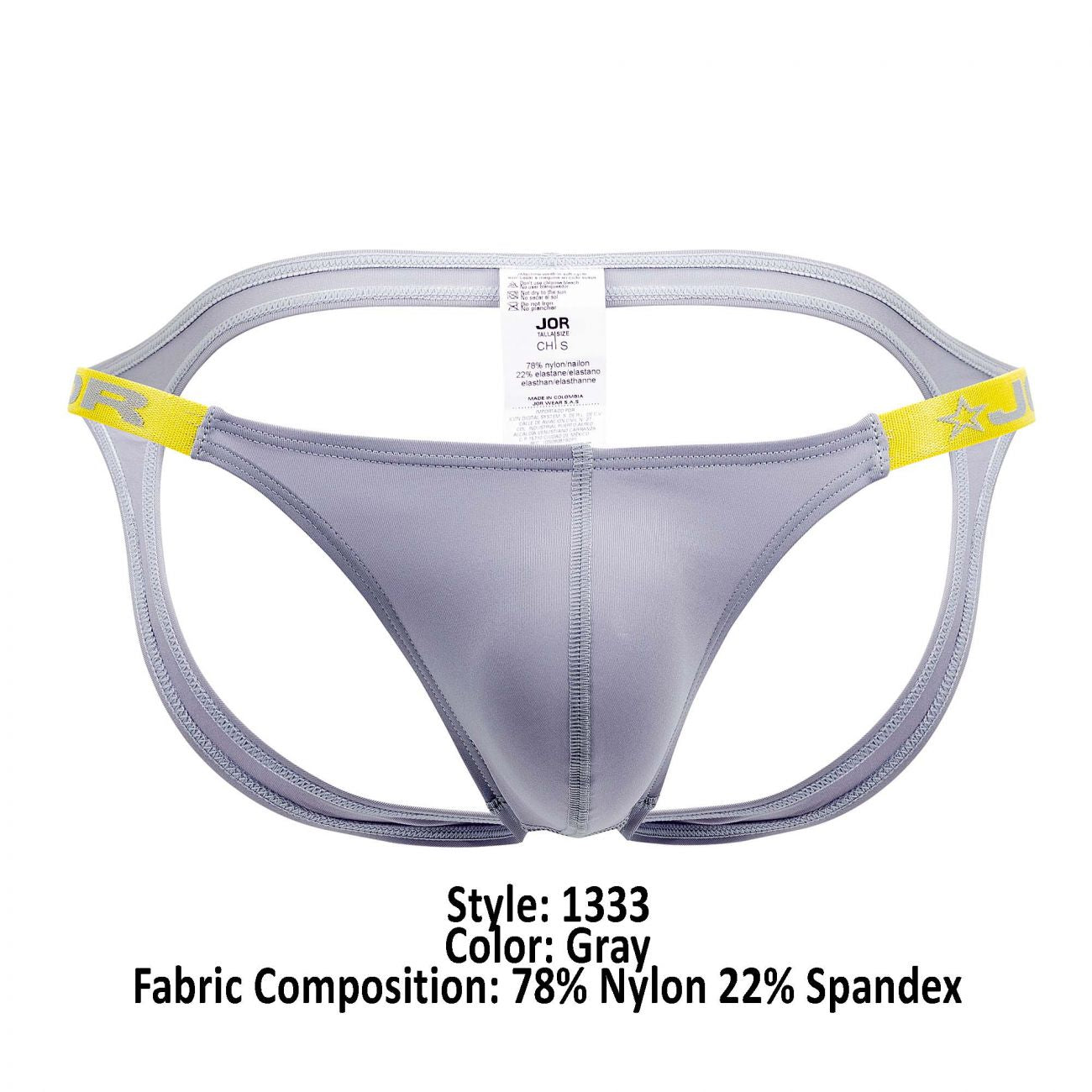 JOR 1333 Eros Bikini Jocks Gray