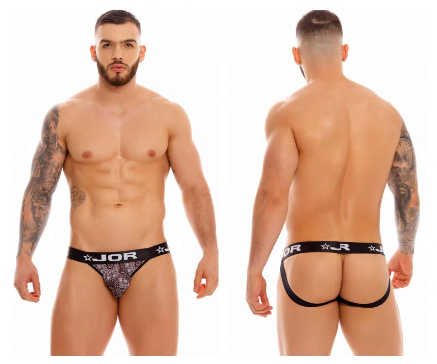 JOR 1391 Night Jockstrap Decorative Pattern