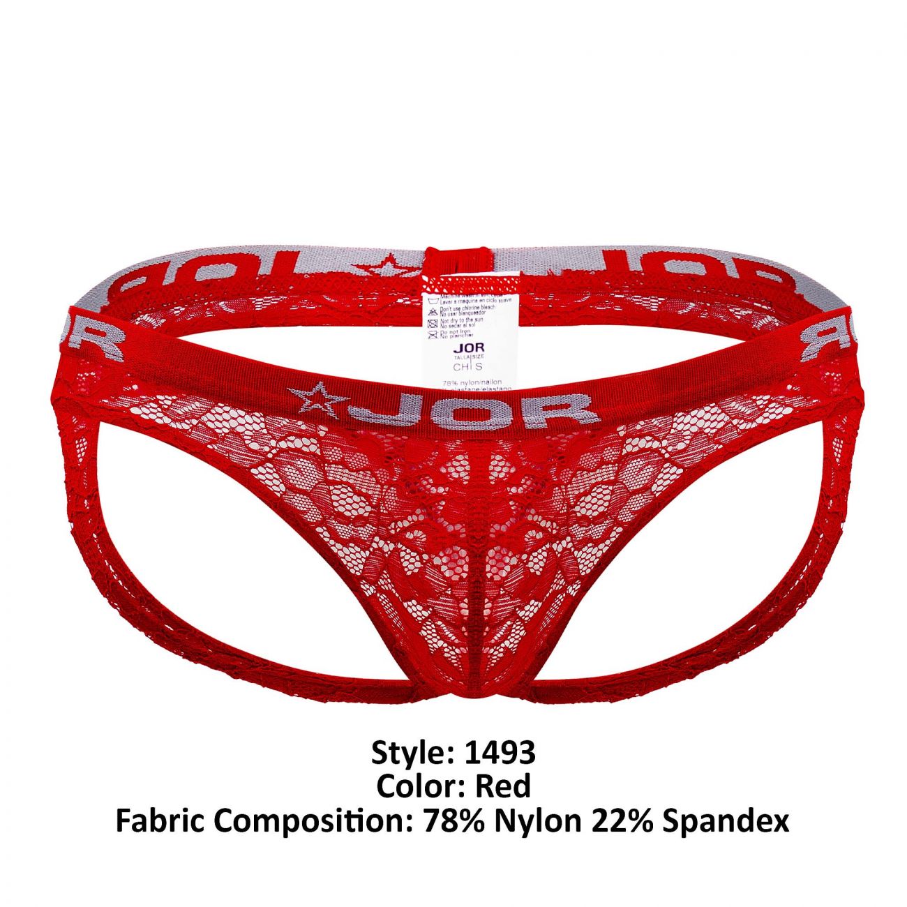 JOR 1493 Lover Jockstrap Red