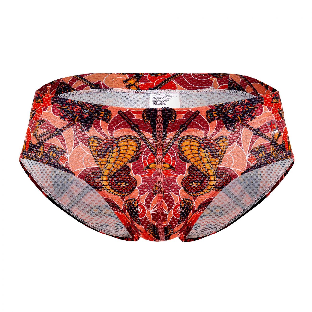 JOR 1519 Warrior Briefs Coral Printed