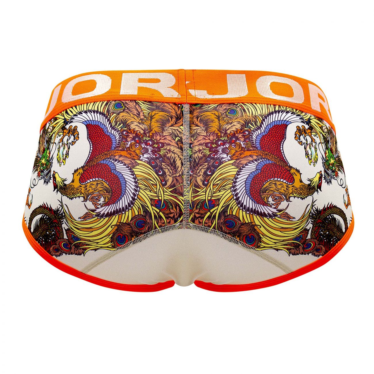 JOR 1525 Fenix Briefs Orange Printed