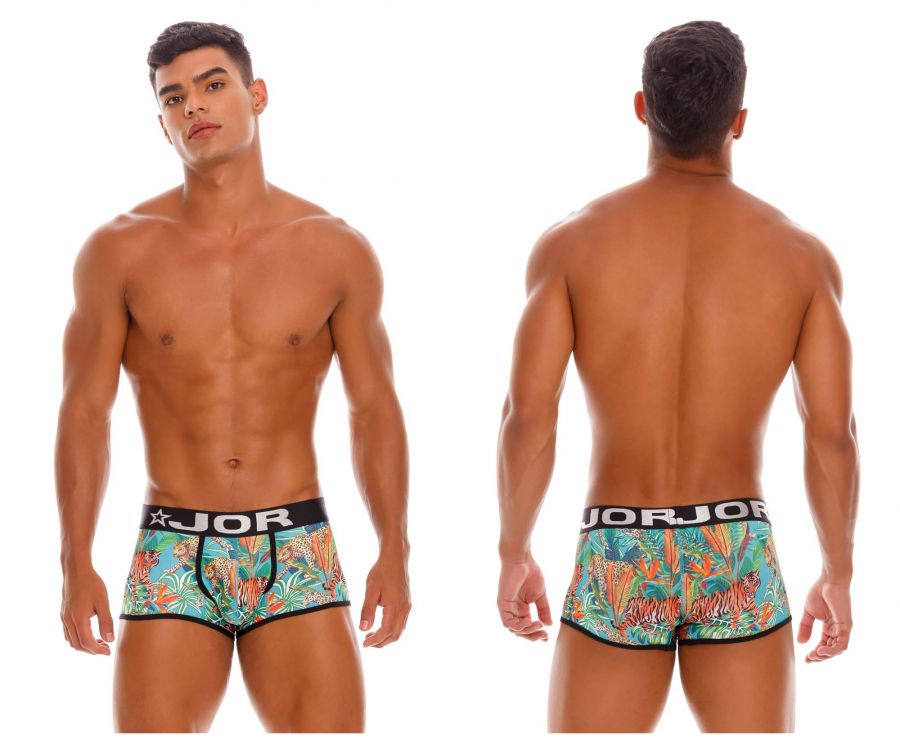 JOR 1534 Indie Trunks Green Printed