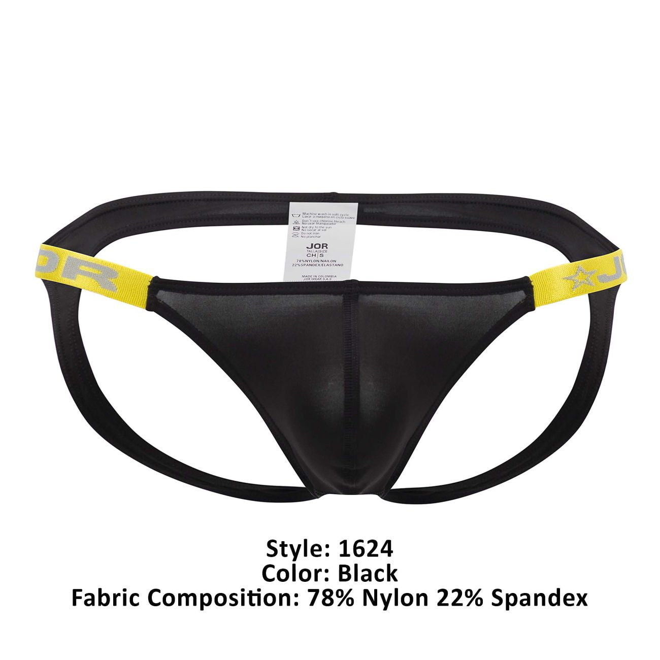 JOR 1624 Eros Jockstrap Black