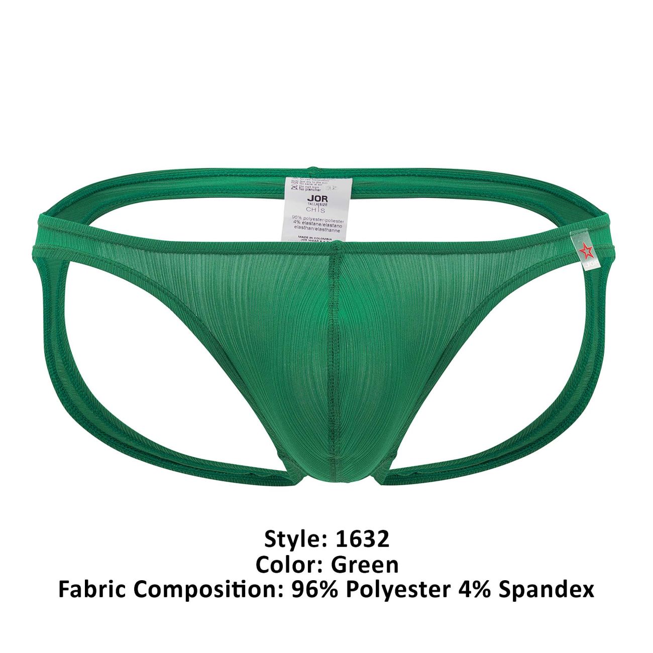 JOR 1632 Montecarlo Jockstrap Green