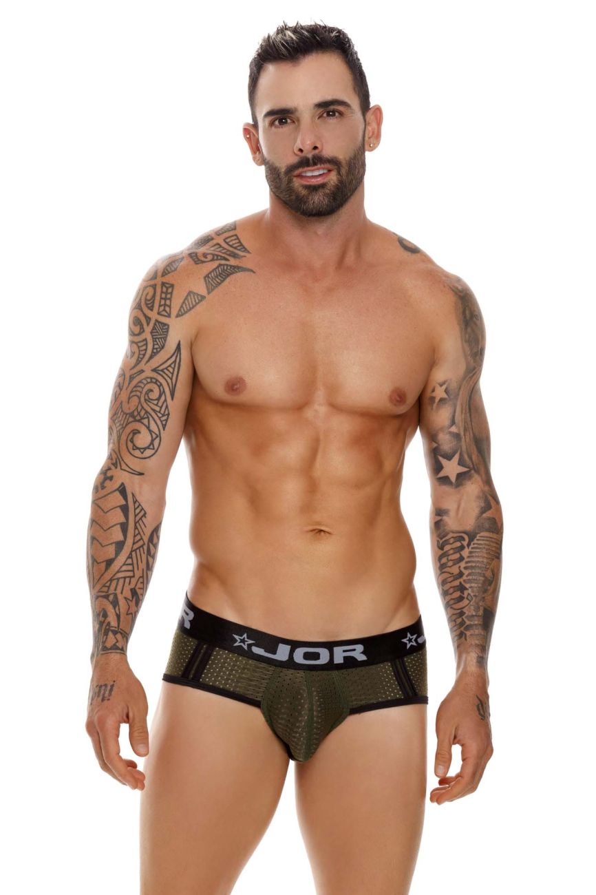 JOR 1635 Electro Briefs Green & Black