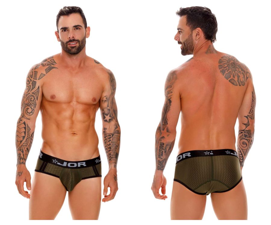 JOR 1635 Electro Briefs Green & Black