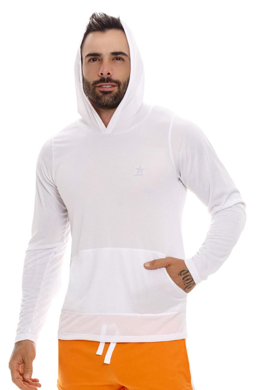 JOR 1698 Cross Hoodie White