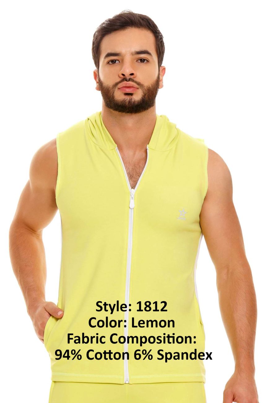 JOR 1812 Olympus Hoodie Tank Lemon