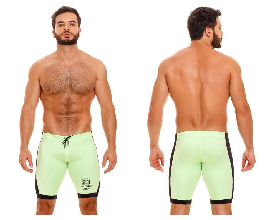 JOR 1821 Gamer Athletic Shorts Neon Green