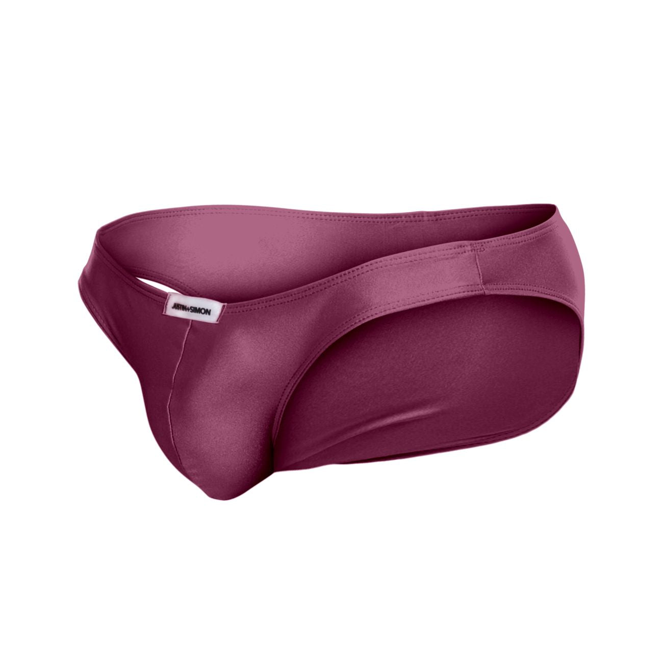 JUSTIN+SIMON XSJ01 Classic Silky Bikini Wine Plus Sizes