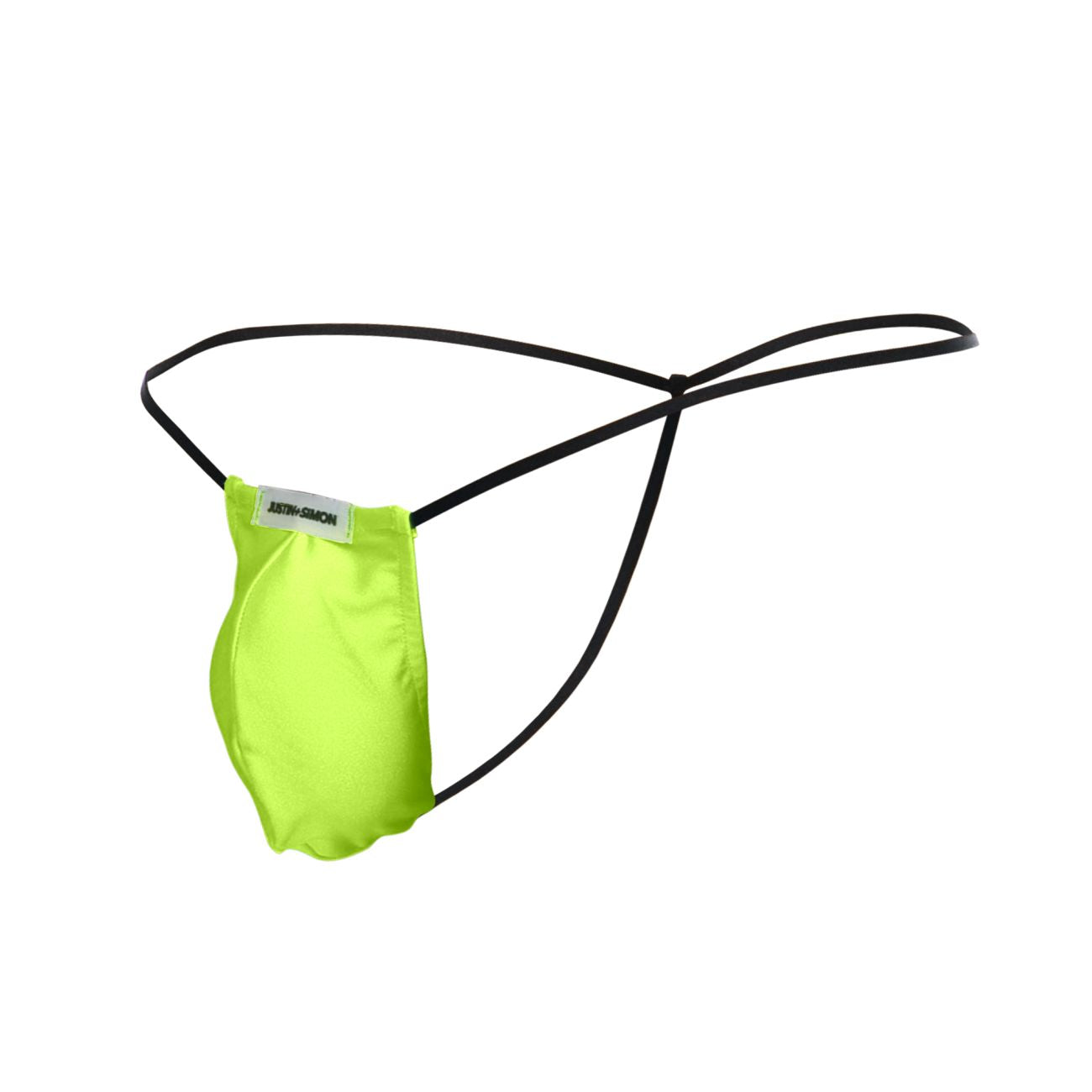 JUSTIN+SIMON XSJ02 Silky G-String Bulge Neon Green