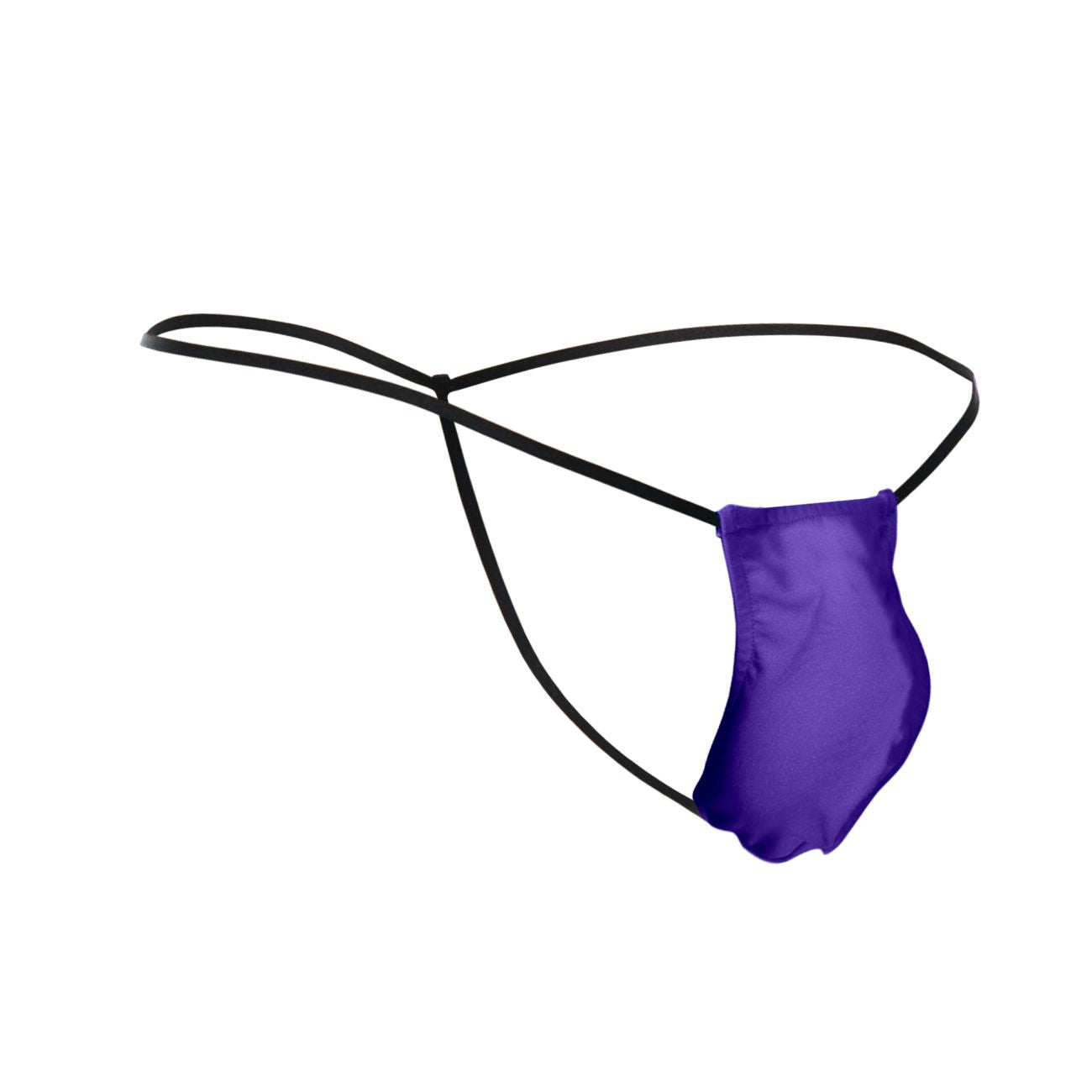 JUSTIN+SIMON XSJ02 Silky G-String Bulge Purple