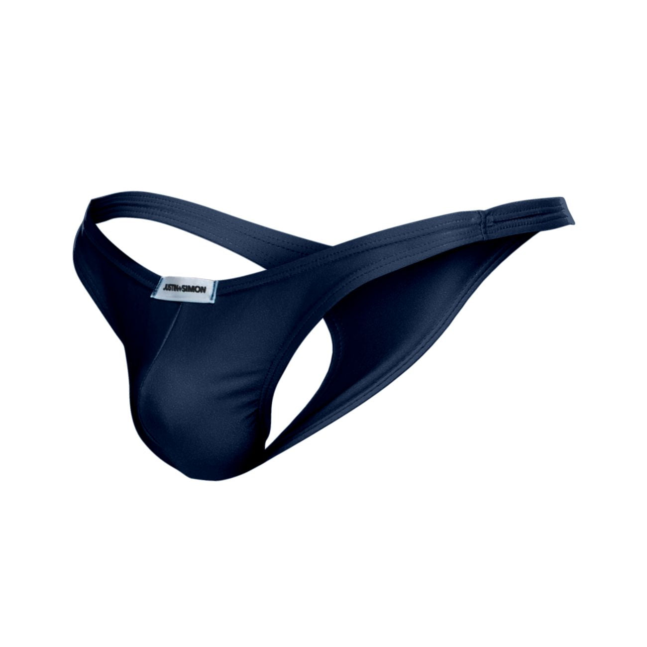 JUSTIN+SIMON XSJ03 Silky Sexy Thongs Navy Plus Sizes