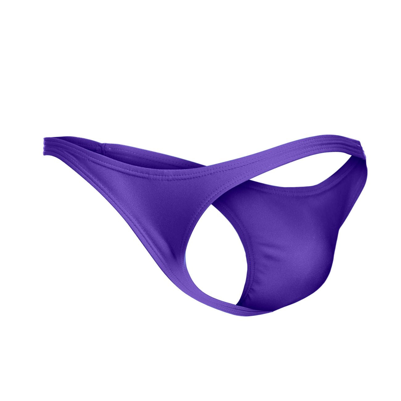 JUSTIN+SIMON XSJ03 Silky Sexy Thongs Purple Plus Sizes
