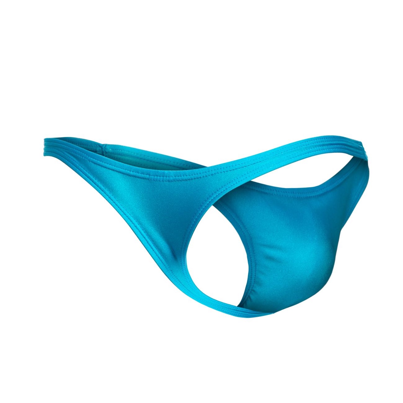 JUSTIN+SIMON XSJ03 Silky Sexy Thongs Turquoise Plus Sizes