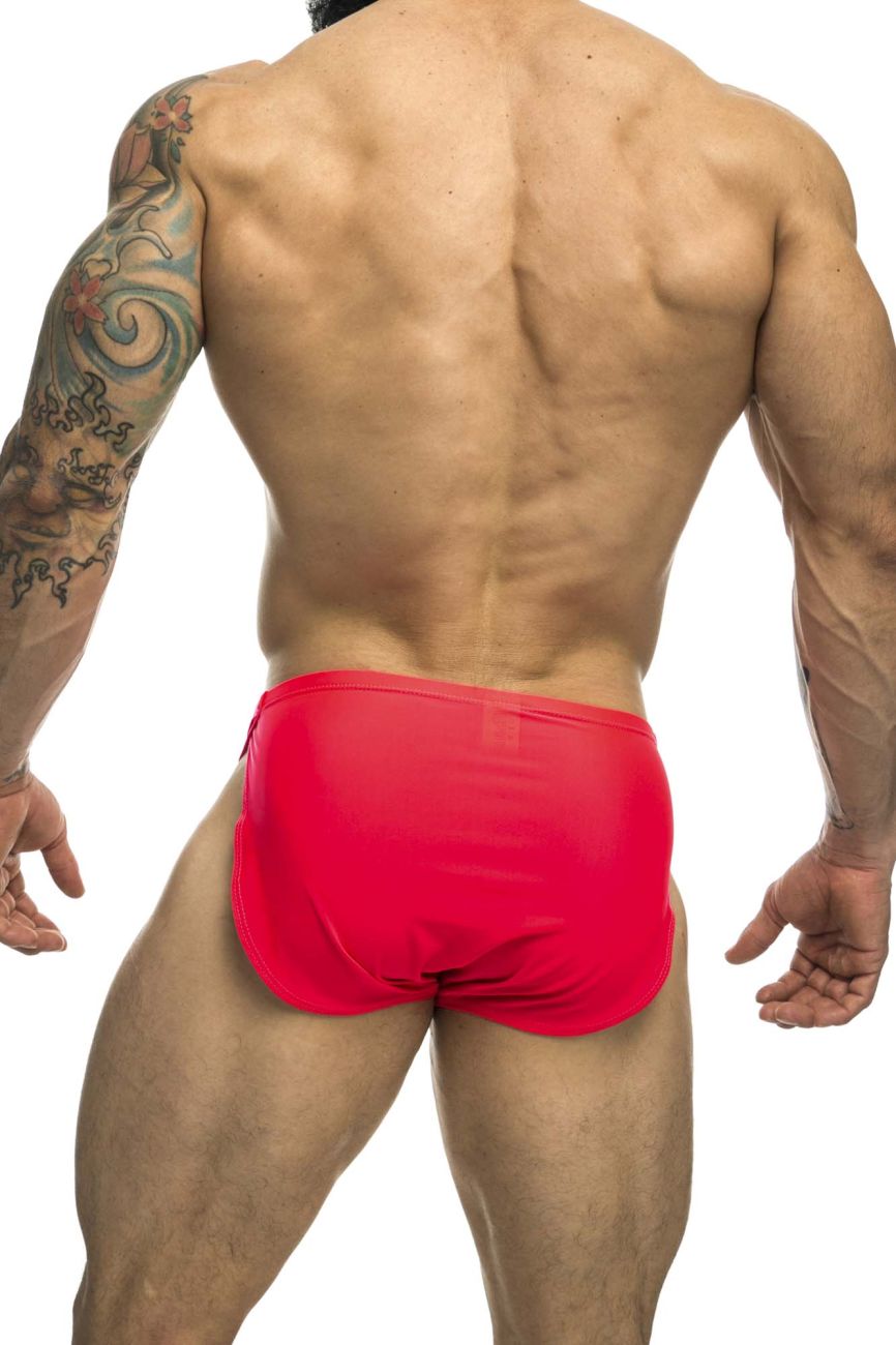 JUSTIN+SIMON XSJ09 Running Shorts Coral