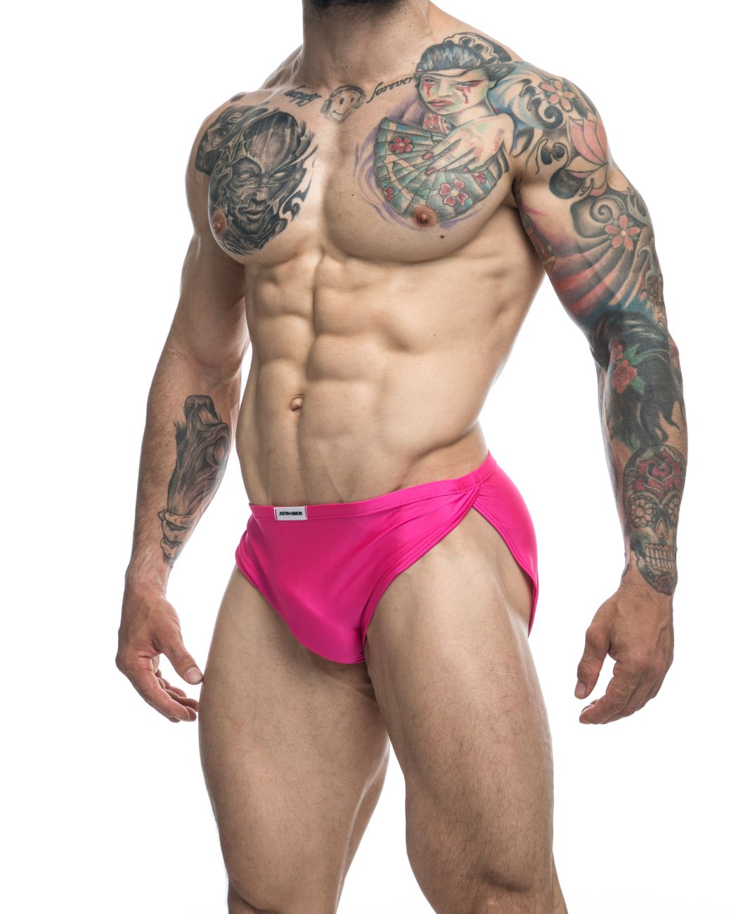 JUSTIN+SIMON XSJ09 Running Shorts Hot Pink