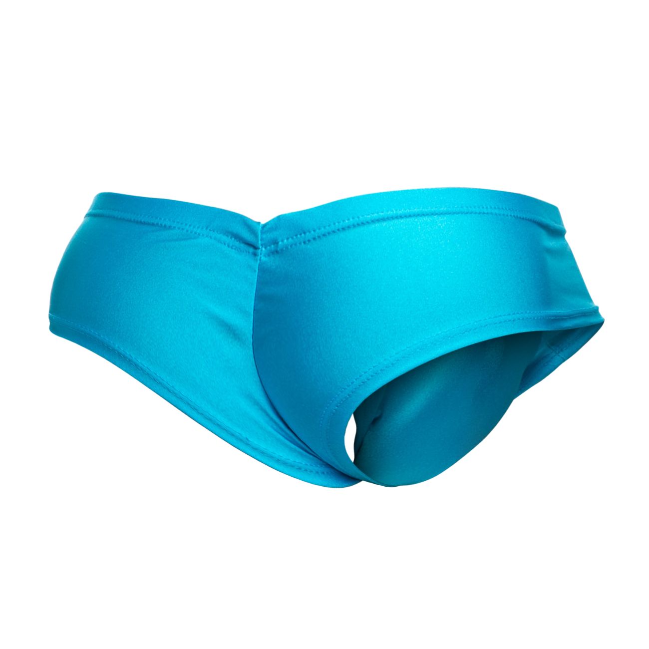 JUSTIN+SIMON XSJ22 Cheek Briefs Turquoise Plus Sizes