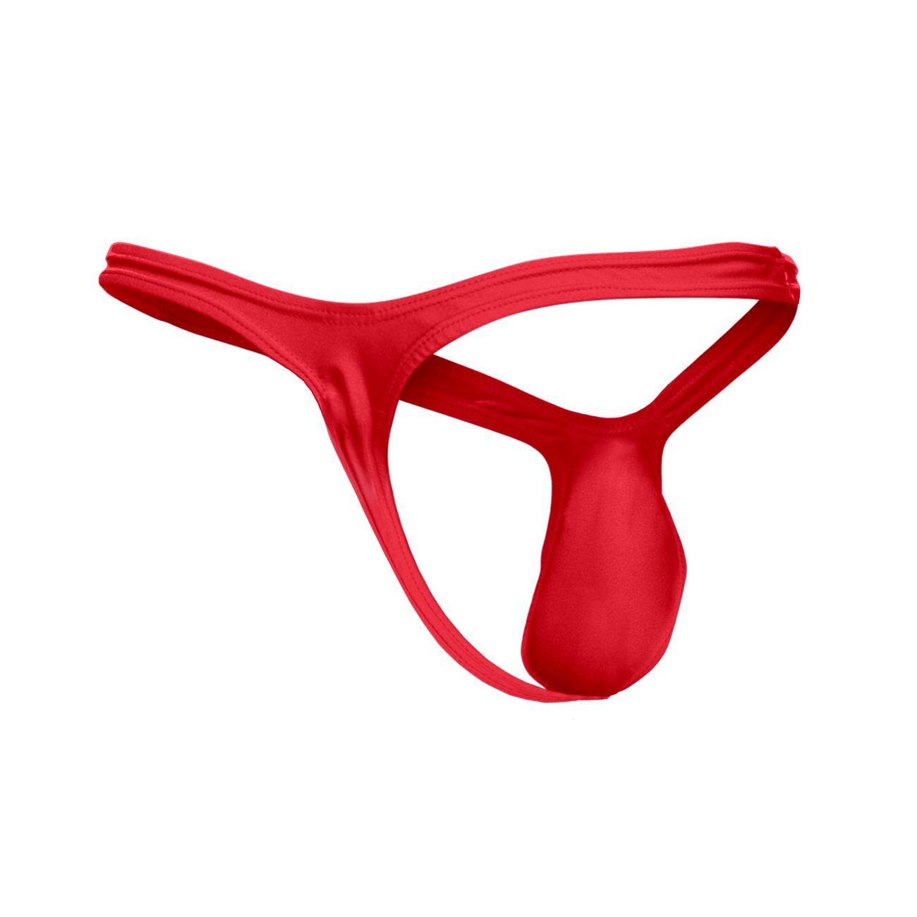 JUSTIN+SIMON XSJBU02 Bulge Thongs Red Plus Sizes