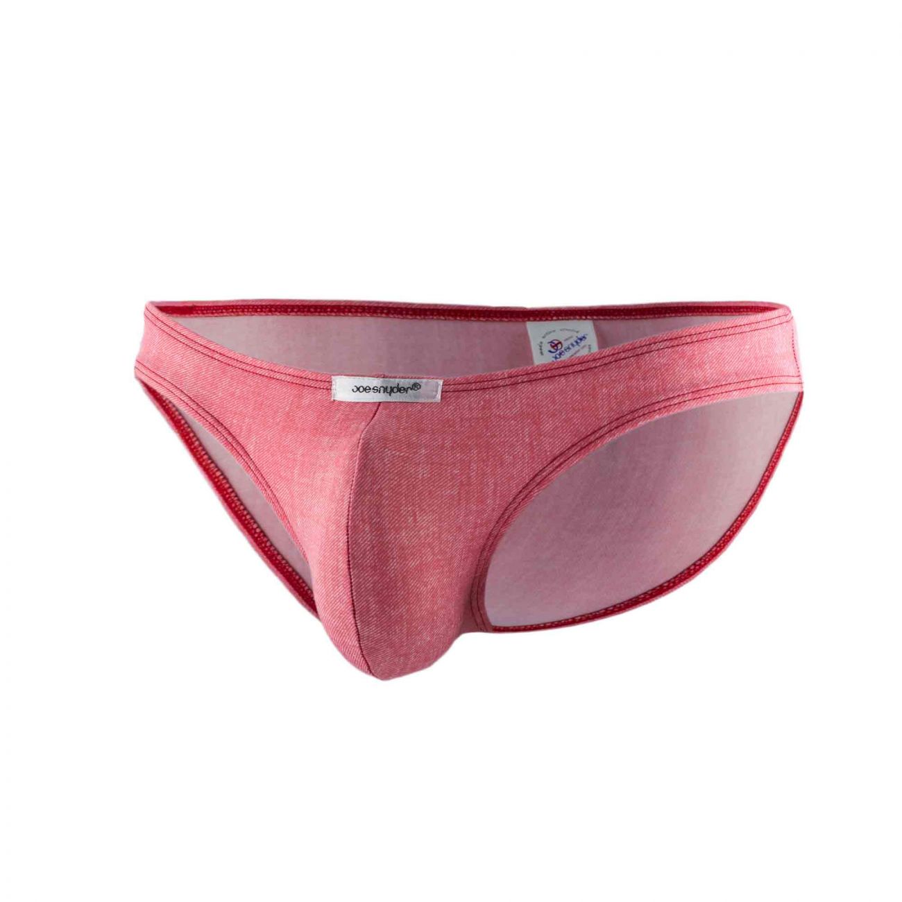 Joe Snyder JS01-Denim Denim Bikini Classic Red Denim