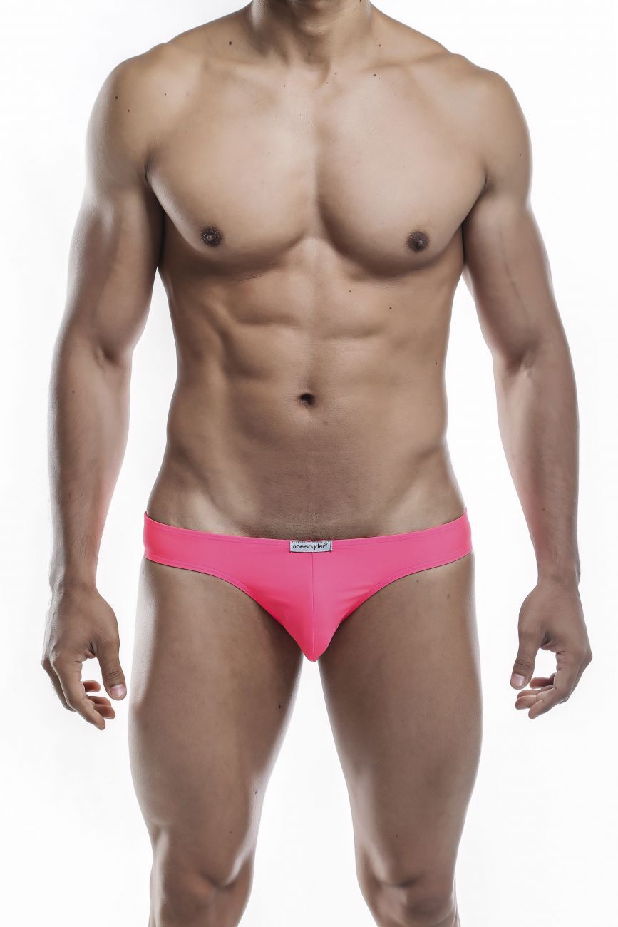 Joe Snyder JS01-Pol Polyester Bikini Classic Neon Pink Poly