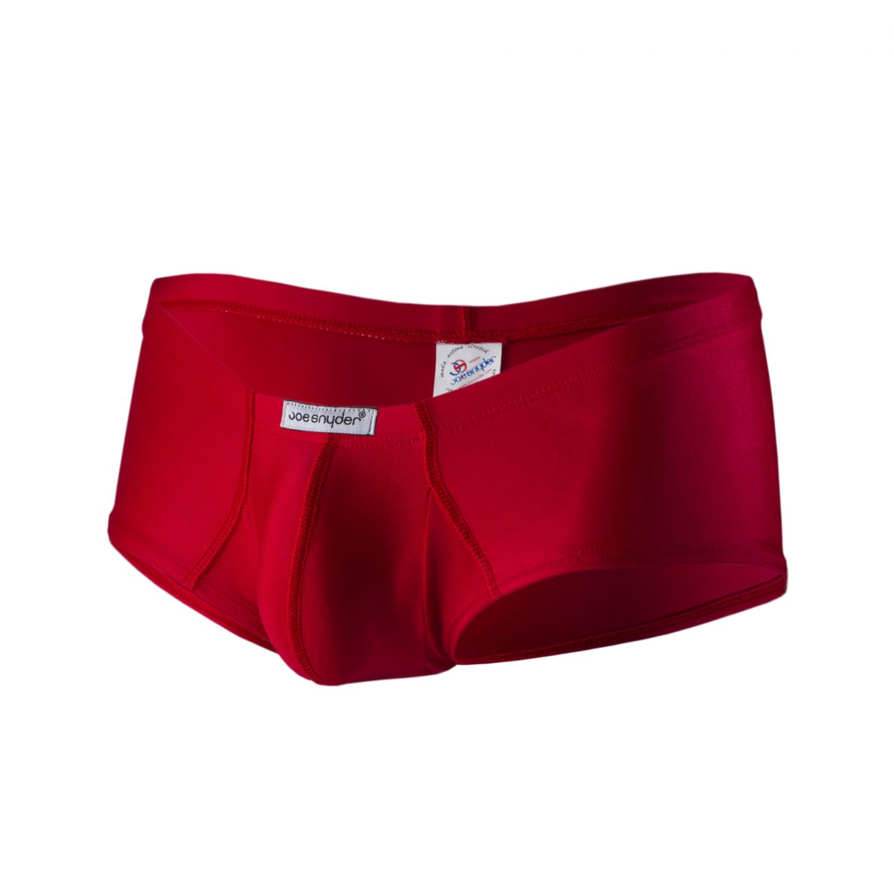 Joe Snyder JS13-Pol Polyester Cheek Boxer Red Poly