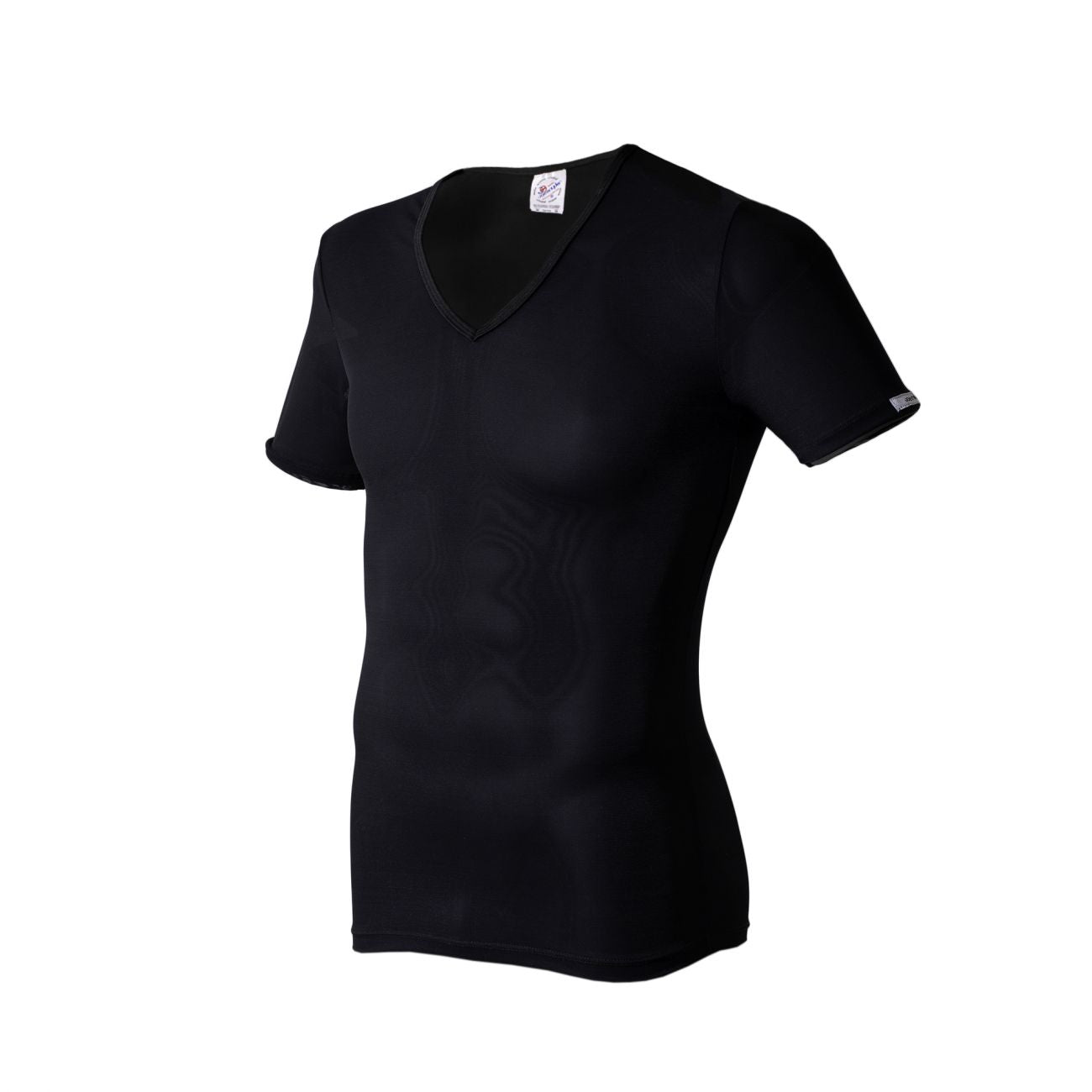 Joe Snyder JS29 V Neck Tank Top Black Mesh