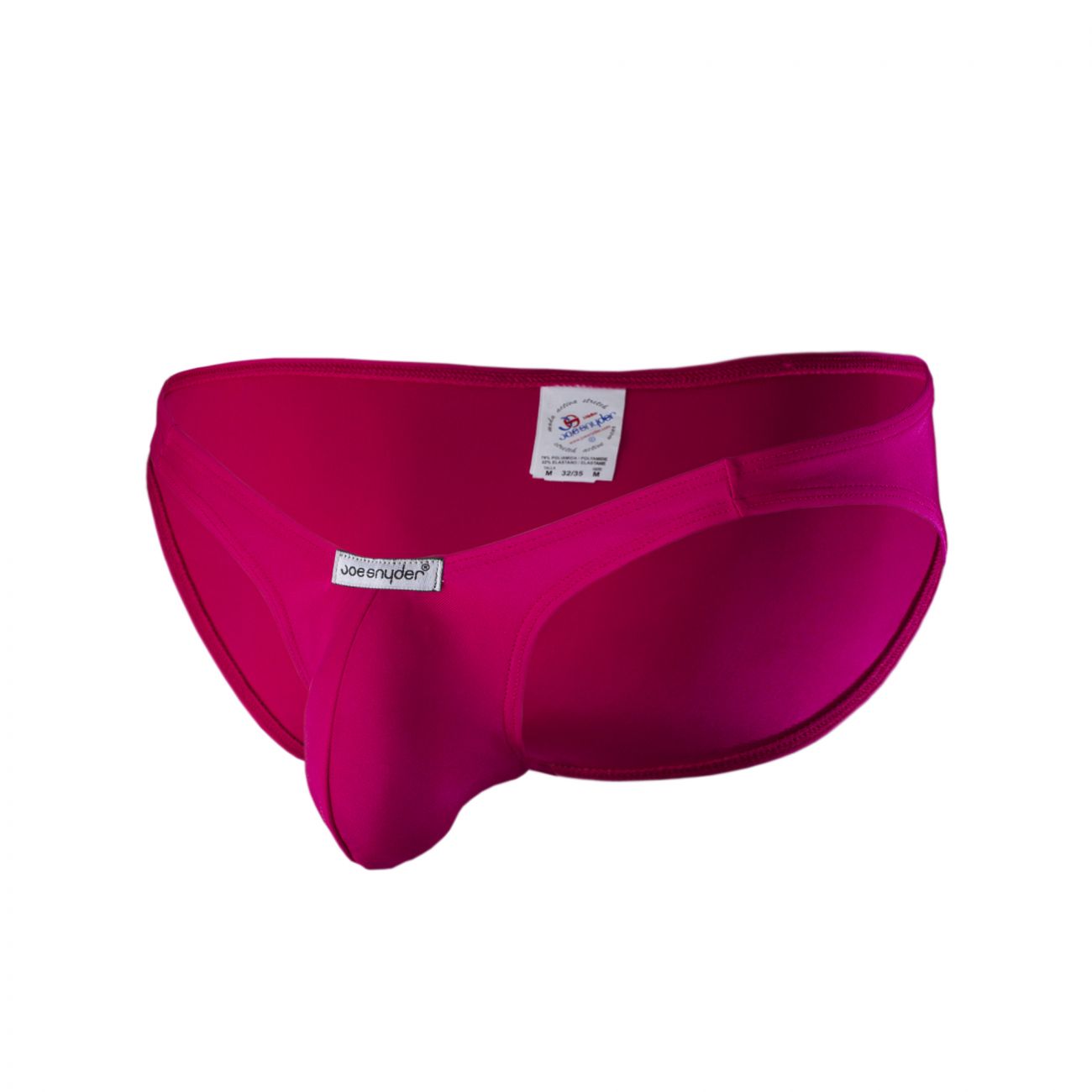 Joe Snyder JSBUL04-Pol Polyester Bulge Full Bikini Fuchsia Poly