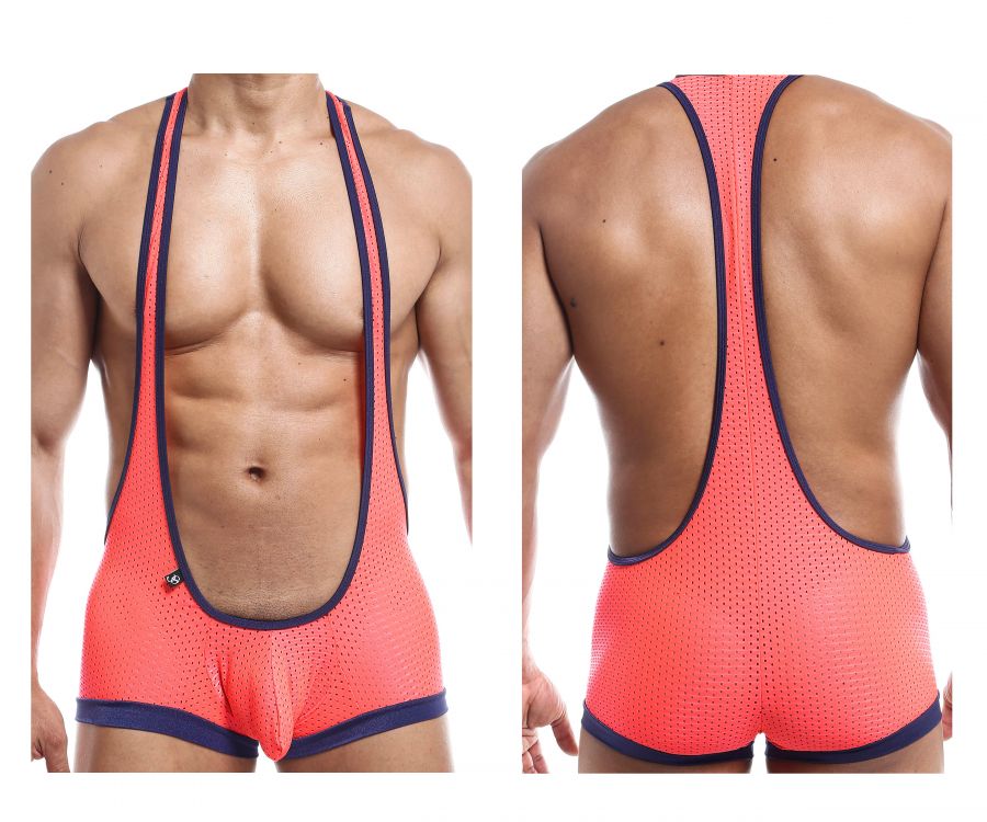 Joe Snyder JSBUL10 Bulge Singlet Pink Holes