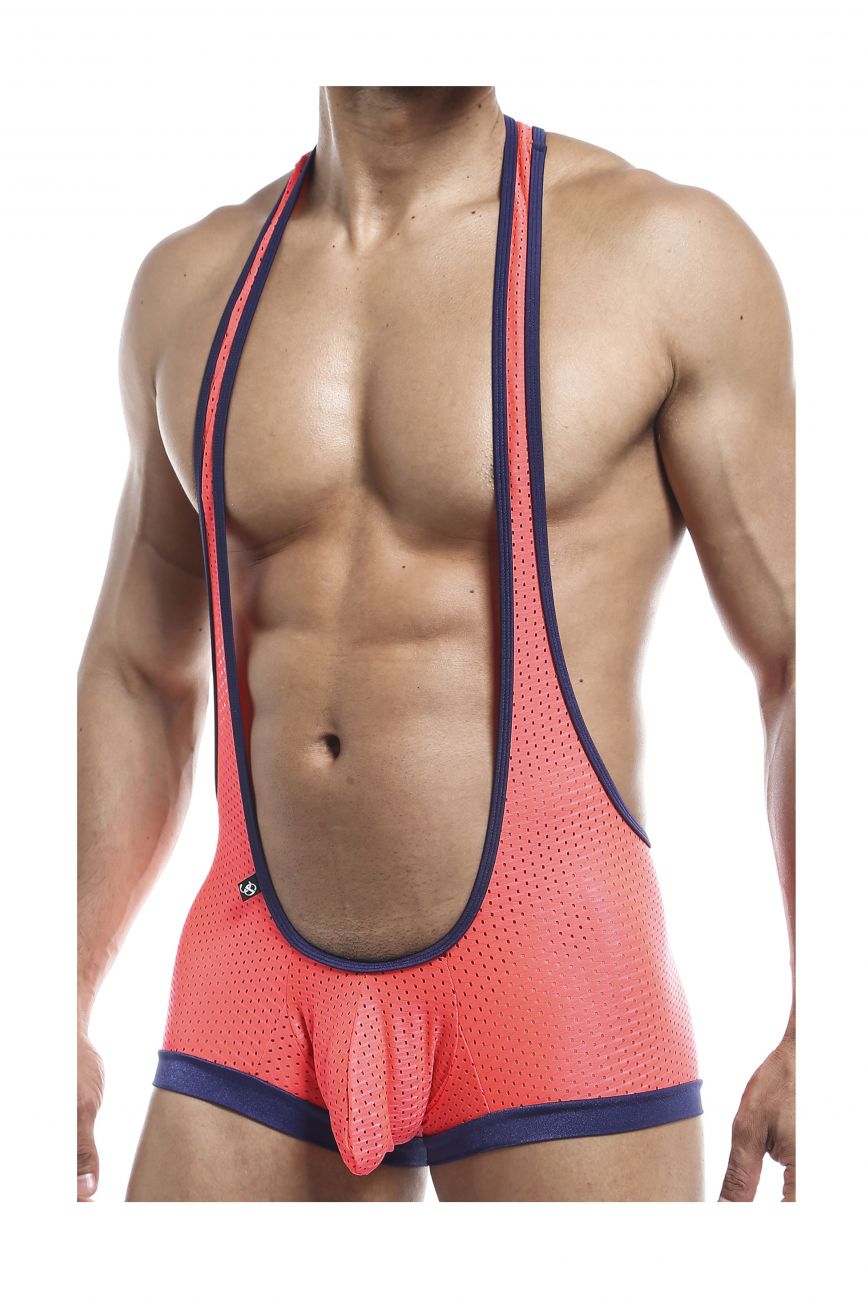 Joe Snyder JSBUL10 Bulge Singlet Pink Holes